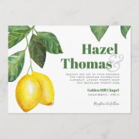 Célébration du Mariage de la saison du citron |