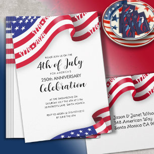Invitation Célébration du Semiquincentenaire du 4 juillet