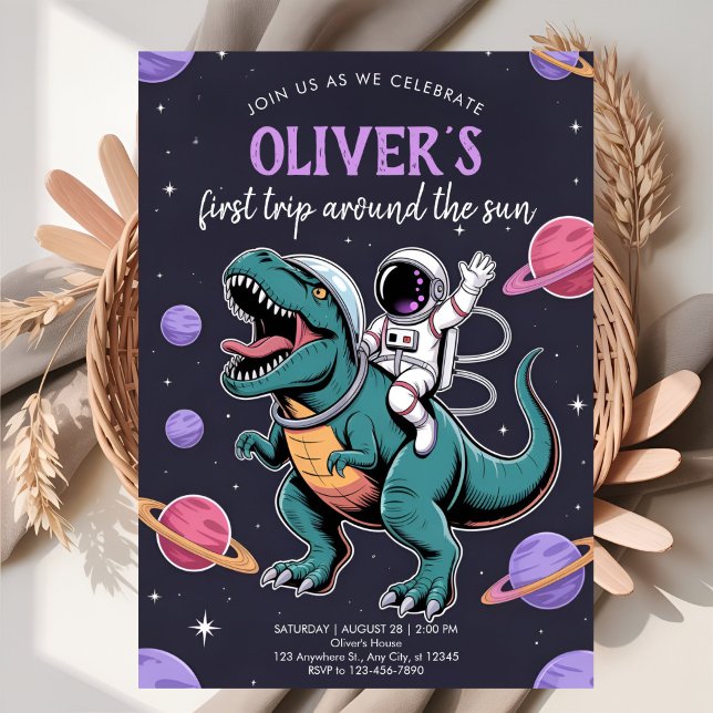 Invitation Célébration Galactique de Dino Blast (Créateur téléchargé)