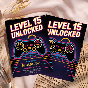 Invitation Célébration ultime d'ado gamer