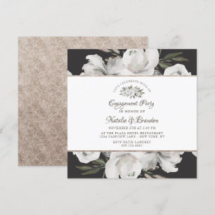 Invitation Célébration Vintage Cherish de Fiançailles