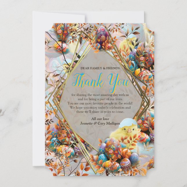 Invitation Célébrations du dimanche de Pâques (Devant)