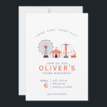 Invitation Célèbre Carnaval Cirque Anniversaire Fête Invitati<br><div class="desc">Célèbre Carnaval Cirque Anniversaire Fête Invitation</div>