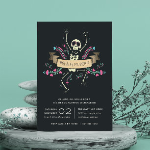Invitation Célèbre Skeleton Día de los Muertos