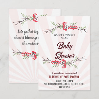 Invitation Célébrer l'Arrivée de Votre Petit Miracle !