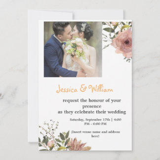 Invitation Célébrez l'Amour ! Jessica et William | 17 septemb