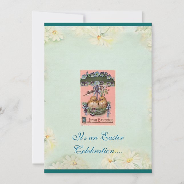 Invitation Célébrez l'invitation de Pâques (Devant)