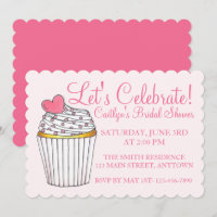 Célébrons la Cupcake Rose Fête de Mariage Baby Sho