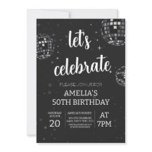 Célébrons la disco à thème noir et blanc