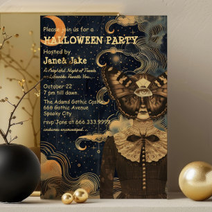 Invitation Céleste Collage de cuisine pour adultes Halloween