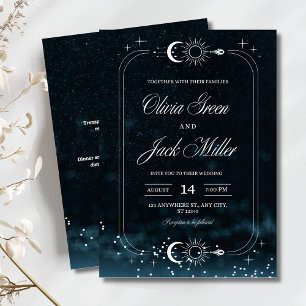 Invitation céleste du Mariage de nuit étoilé, Gala