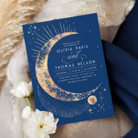 Céleste mystique lune étoile Mariage Boho de nuit