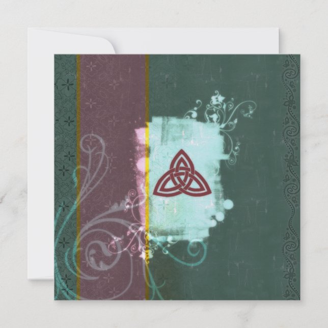 Invitation Celtic Triskel (Devant)
