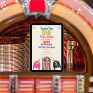 Invitation Celui que je veux, Jukebox 1950s 1er Anniversaire