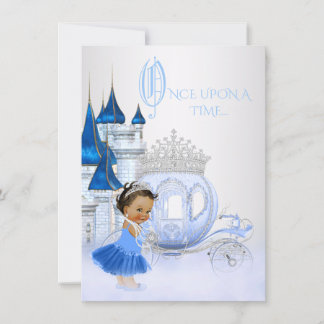 Invitation Cendrillon Ethnique Il était une fois Princesse