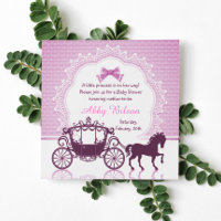 Cendrillon Princess Horse Carriage Baby shower