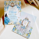 Invitation Cendrillon Princesse Sweet sixteen royal<br><div class="desc">Un rêve de conte de fées se réalise. Votre journée spéciale mérite un design d'invitation très spécial. J'ai mis tant de temps et de soin à concevoir cette invitation et je suis AMOUREUX avec elle. J'espère que vous aussi ! Cette invitation à la Cendrillon comporte tellement de petites touches de...</div>