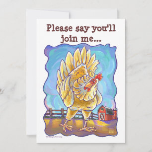 Invitation Centre de la fête du poulet