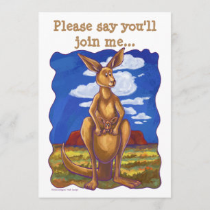 Invitation Centre du parti Kangaroo