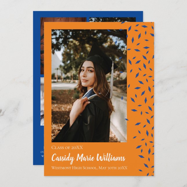 Invitation Céphalopode (Devant / Derrière)