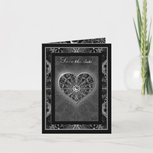 Invitation Céramique noir (Devant)