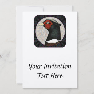 Invitation Cercle de faisan Ringneck