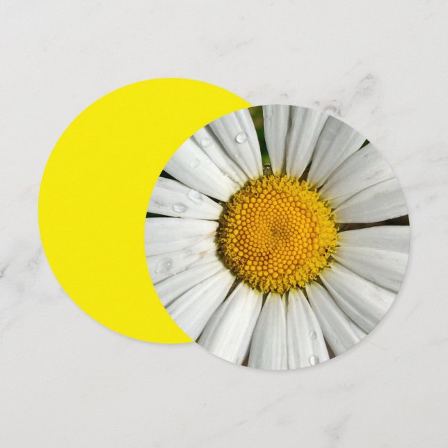 Invitation Cercle d'invitation de 5,25 x 5,25 (Devant / Derrière)