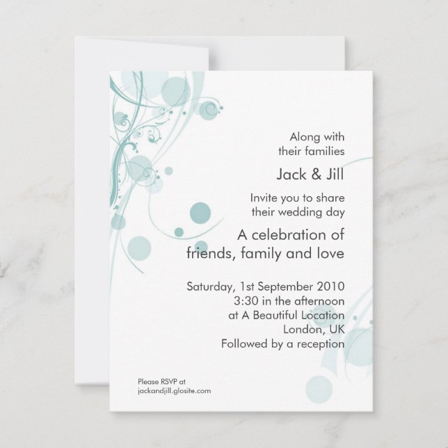 Invitation Cercle et tourbillon (brume) 4,25x5,25 (Devant)