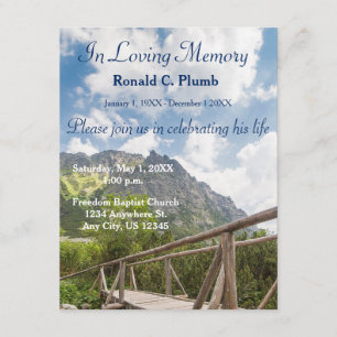 Invitation Cérémonie commémorative de l'enterrement   du pont