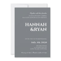 Cérémonie de mariage classique et élégant Invitati