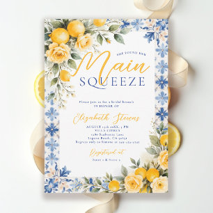 Invitation Cérémonie de mariage italien au citron Main Squeez