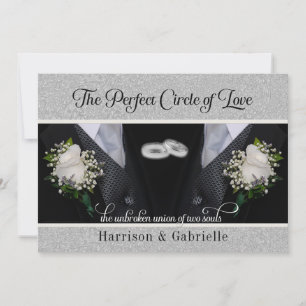 Invitation Cérémonie d'engagement de deux chambres de luxe