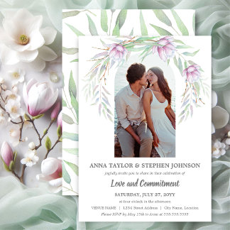 Invitation Cérémonie d'engagement de la floraison et de la ph