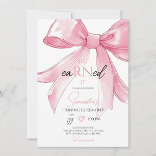 Invitation Cérémonie d'épinglage des infirmières