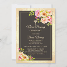 Cérémonie d'épinglage des infirmières florales ros