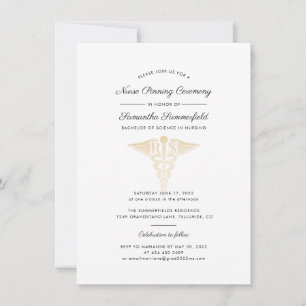 Invitation Cérémonie d'épinglage des infirmières Graduation 2
