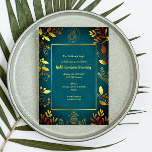 Invitation Cérémonie Haldi Kumkum