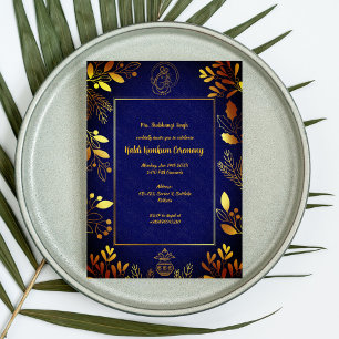 Invitation Cérémonie Haldi Kumkum