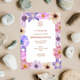 Invitation Cérémonie Haldi Kumkum