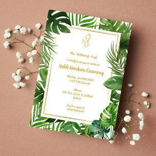 Invitation Cérémonie Haldi Kumkum