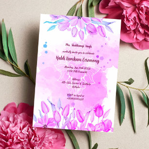 Invitation Cérémonie Haldi Kumkum
