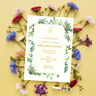 Invitation Cérémonie Haldi Kumkum