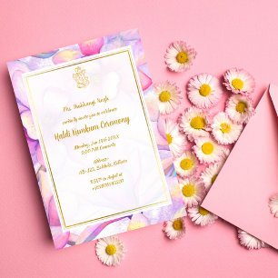Invitation Cérémonie Haldi Kumkum