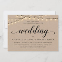 Cérémonie Mariage de l'église, Lumières à cordes, 