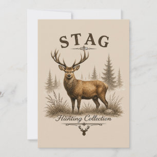 INVITATION CERF – COLLECTION CHASSE