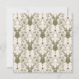 Invitation Cerf Tribal Boho, Rêvant de Cerf