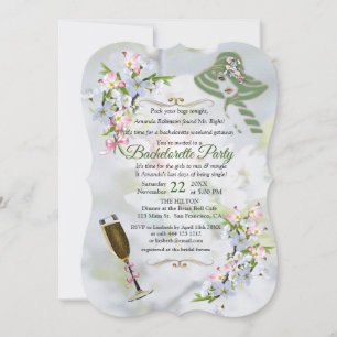 Invitation Cerise Blossom Bachelorette