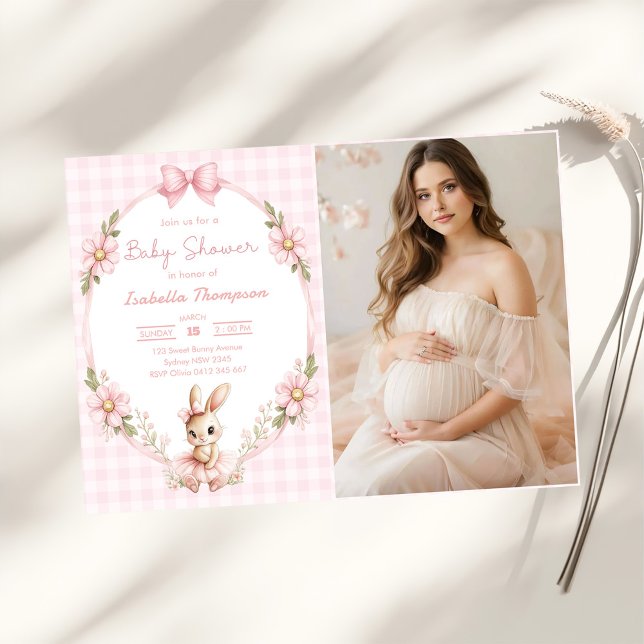 Invitation Certaines Photos de bébé mignon de Baby Shower de  (Créateur téléchargé)