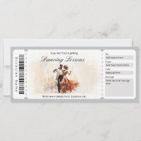 Certificat Cadeau de Leçons de Danse de Salon Surp