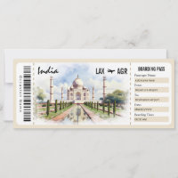 Certificat cadeau Surprise India Boarding Pass